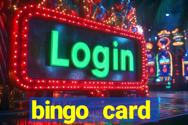 bingo card generator with pictures